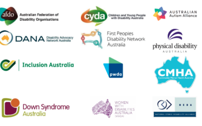 Media Statement from Australia’s Disability Representative Organisations regarding Government Response to Disability Royal Commission